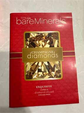 New bareMinerals Champagne Diamonds 10 Piece Set In Box
